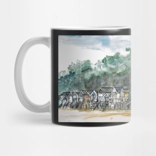 Beach Huts At  Wells-Next-The-Sea Mug